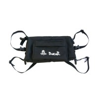 DAKAR RACING  BOLSO DELANTERO PARA FARO  NEGRO DE NYLON 